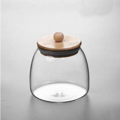 Transparent glass grain storage tank - Korvel