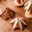 Wooden Christmas Tree Folding Coaster Black Walnut Thick Seat Adiabatic Pad For Kitchen Desktop Decoration Housewarming Gift - Korvel