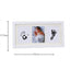 Ink Hand Foot Print Photo Frame Baby DIY Handprint Footprint Picture Frame Newborn Memorial Growing Souvenir Items Paw Print Pad - Korvel