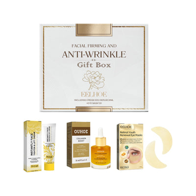 Facial Skin Care Gift Box, Moisturizing And Moisturizing Face And Eye Skin Rejuvenation Care And Lotion Set - Korvel