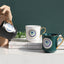 Big eyes mug ceramic water cup ins simple cup - Korvel