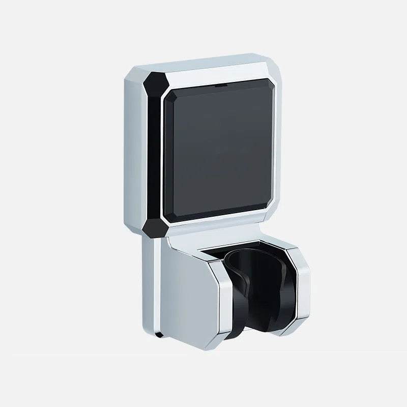 Shower base bracket bathroom no drilling adjustable suction cup mobile hook shower head rotating suction cup - Korvel