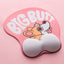 Cute Corgi Dog 3D Mouse Pad Ergonomic Soft Silicon Gel Anime Mousepad With Wrist Support Mouse Mat - Korvel