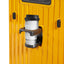 Luggage Set 4 pcs (20"/24"/29"/Travel Bag), PC+ABS Durable Lightweight Luggage with Collapsible Cup Holder TSA Lock, Yellow - Korvel