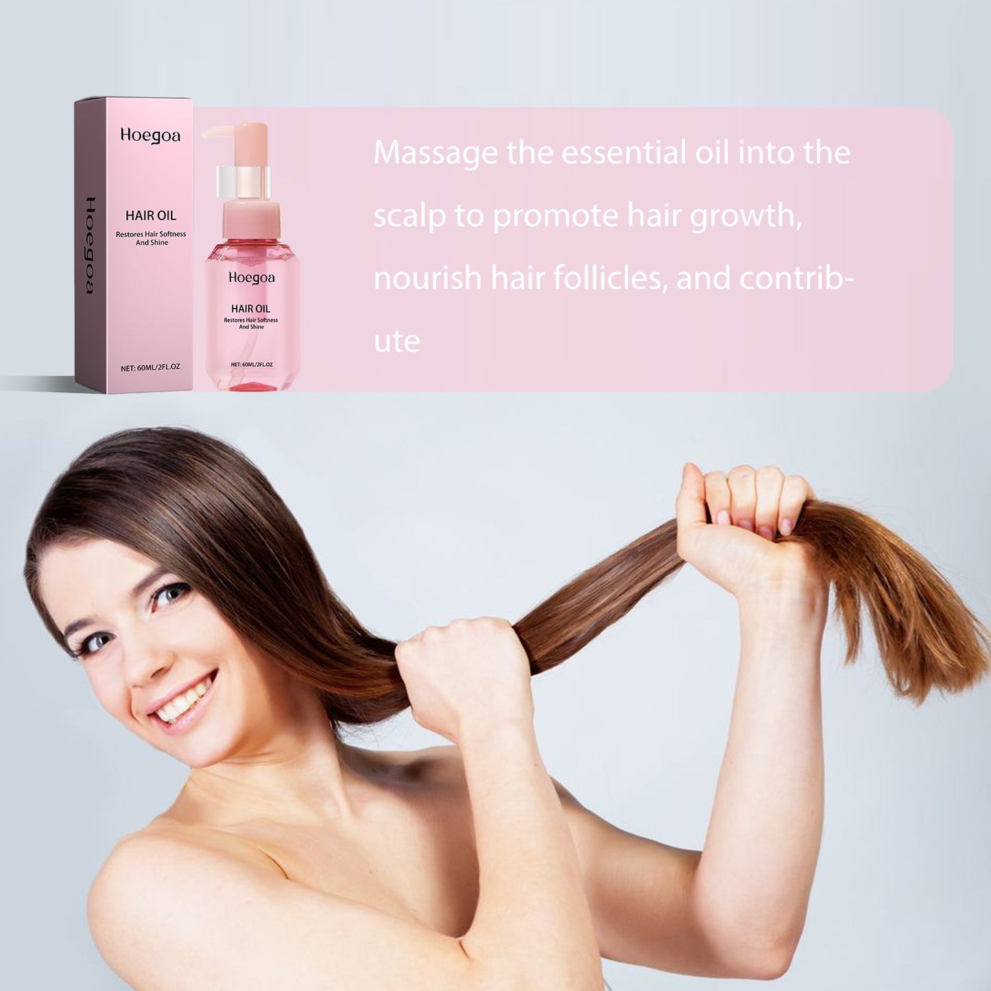 Premium Hair Care Essential Oil for Smoothing and Repair