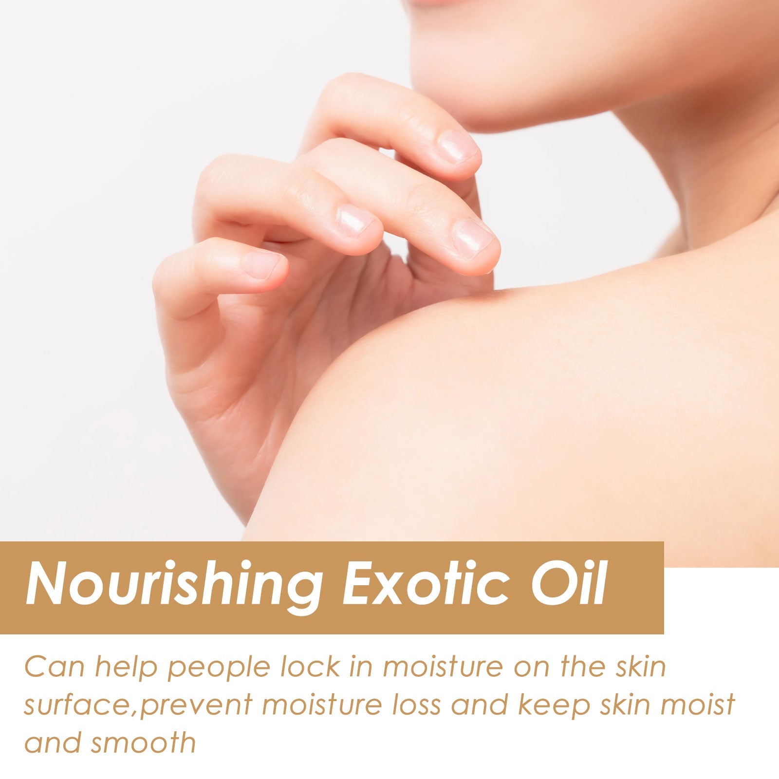 Oceaura Exotic Nourishing Body Oil, Base Oil Fractionated Coconut Oil Body Care Moisturizing Essential Oil - Korvel