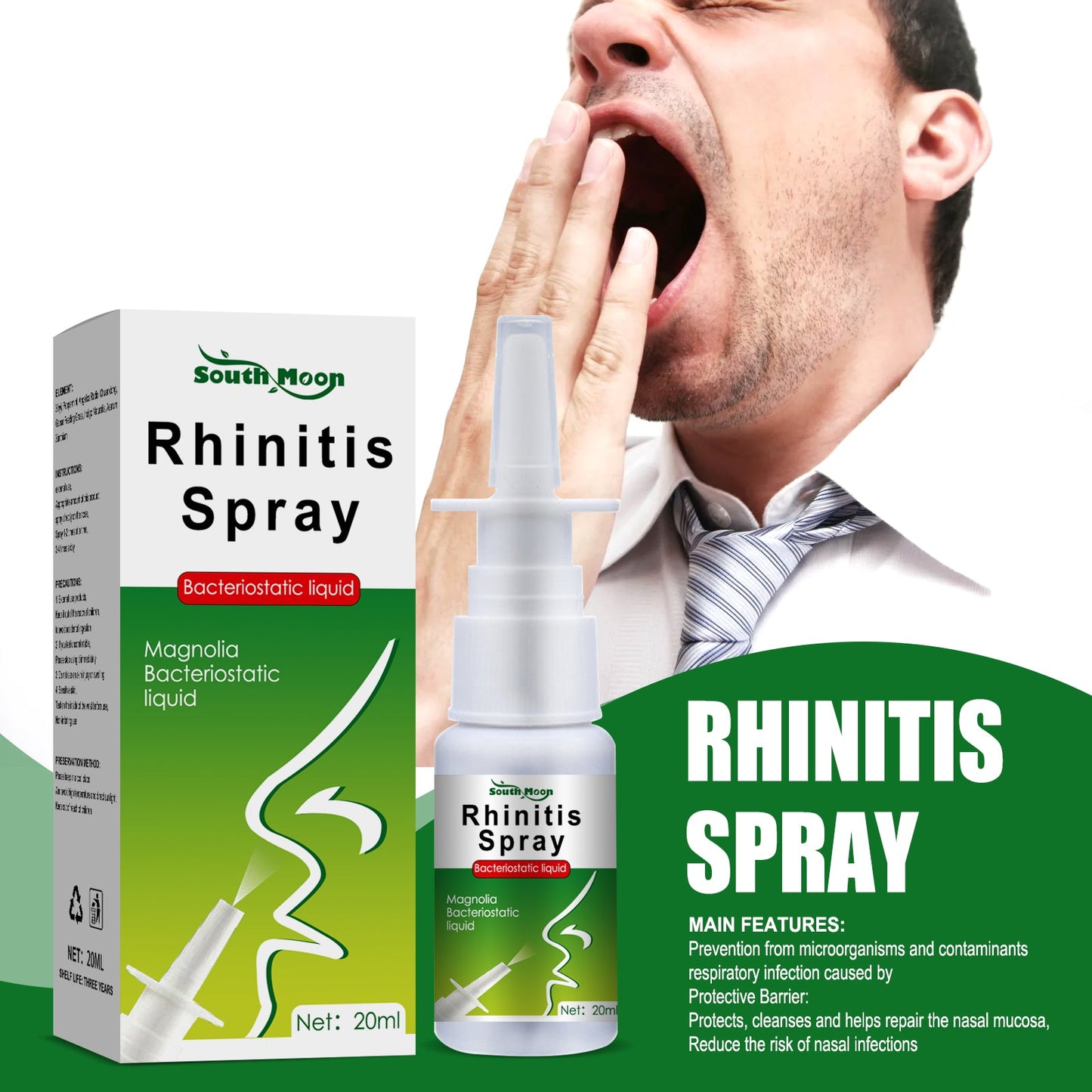 Nasal Litong Spray Gentle Nasal Cleansing To Relieve Nasal Discomfort Body Care Spray - Korvel
