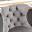 Adjusatble Seat Height from 25-33 Inch, Modern Upholstered Bar Stools with Backs Comfortable Tufted for Home Pub and Kitchen Is - Korvel
