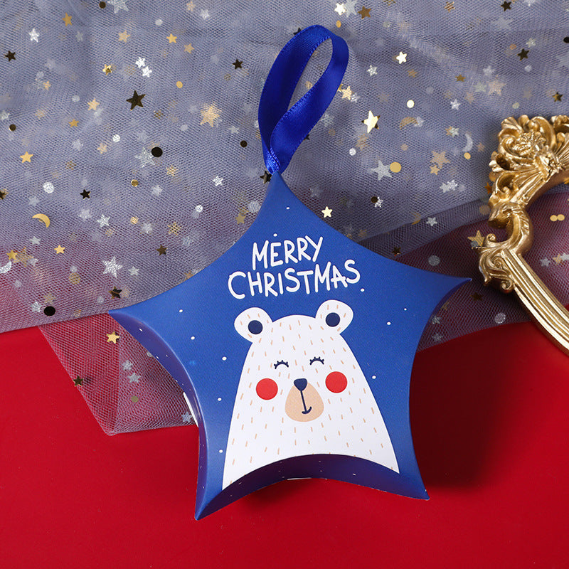 Christmas candy packaging box, Christmas gift box, new pentagonal star gift packaging box - Korvel