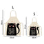 1Pcs Cotton and linen creative European and American cartoon cute cat apron - Korvel