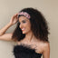 Diademas de Flores de Cristal Bordadas a Mano para Mujeres