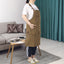 Long heavy-duty canvas tool apron, carpenter apron, carpenter 16 ounces, fully adjustable, no need for waxing - Korvel