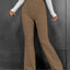 Stylish High-Waisted Micro Flared Pants for Women