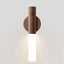 Wood Wireless USB LED Night Light Wall Lamp Rechargeable Sensor Motion Night Light - Korvel