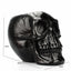 Soporte para bolígrafos con diseño de calavera negra