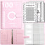 100 Envelope Challenge Binder Couple Save Money Challenge Envelope Sheet Pocket Book - Korvel