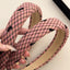 Plaid Bow Wide Headband - Korvel