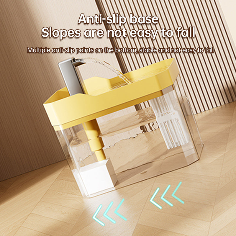 Automatic cat water fountain with filter, USB-powered, anti-dry & circular filtration. - Korvel