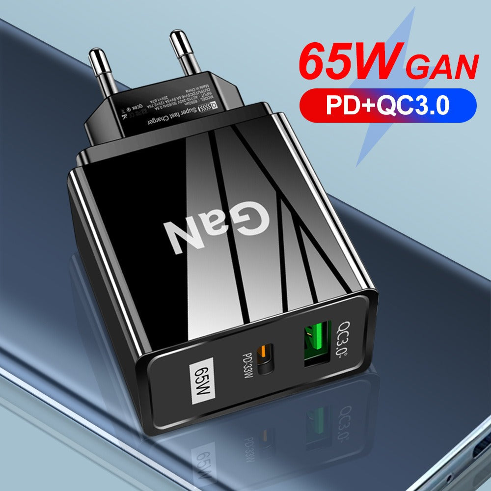GaN Gallium Nitride 65W Type-C Charger