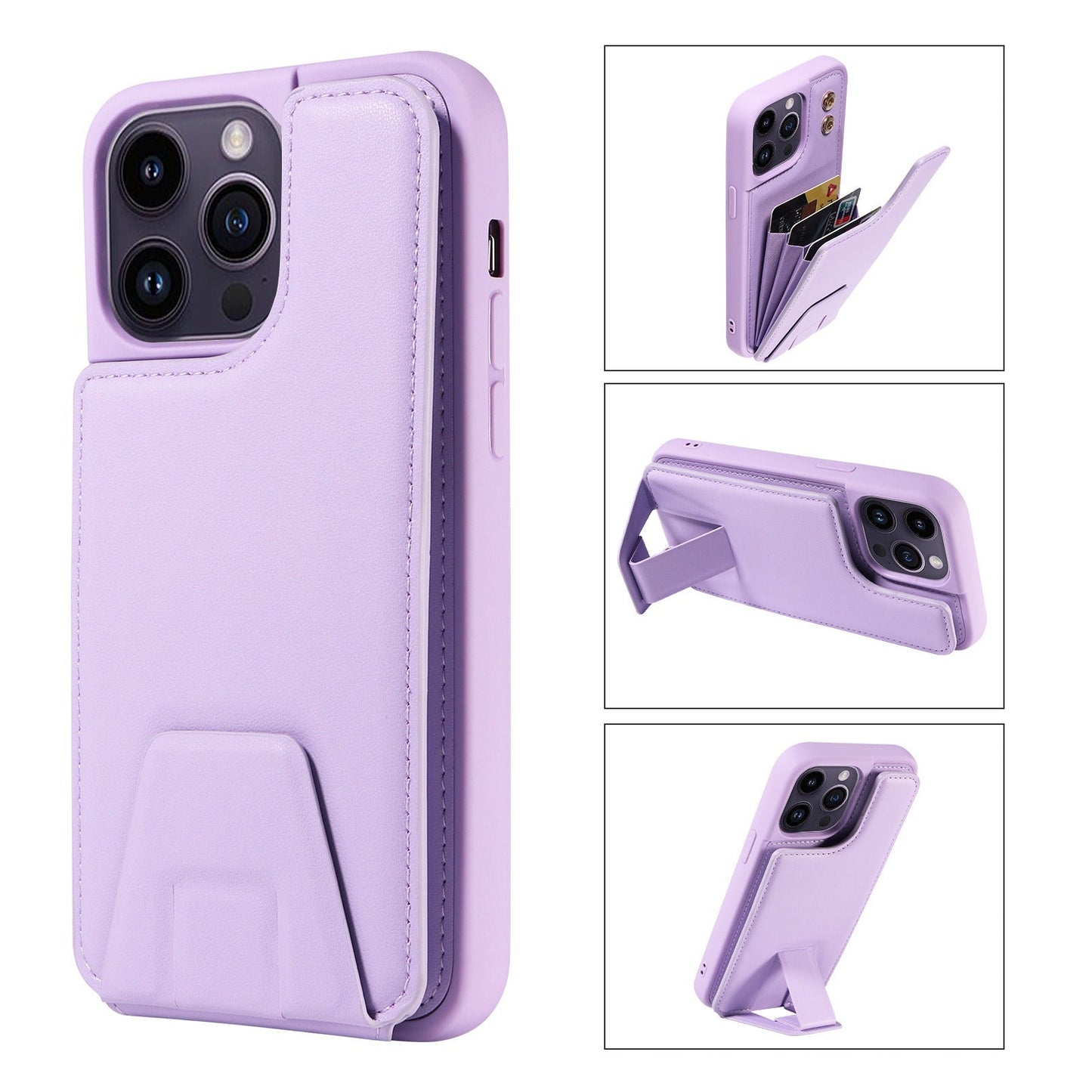 Premium PU Leather Phone Case for Apple 15 & 13 Pro Max