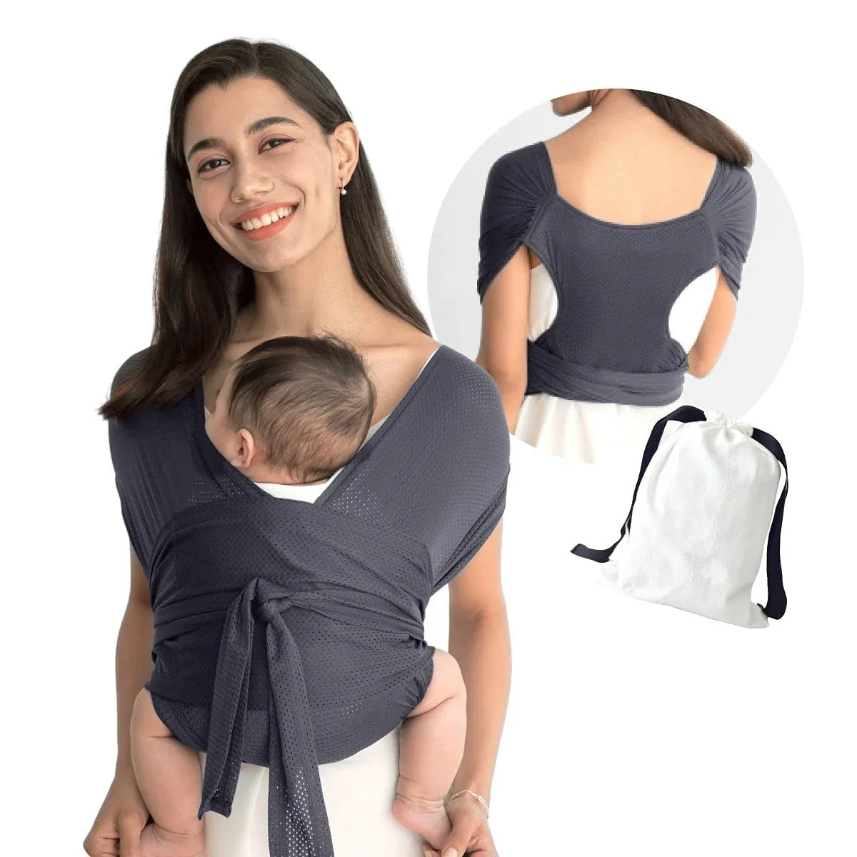 SnugX Baby Sling - Portabebés Cómodo