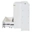 Cama Murphy Grande Blanca con Cajones y Armarios de Almacenamiento