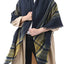 Premium Oversized Women's Scarf in Grey and Brown
