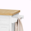 Elegant Kitchen Island Cart with Storage and Locking Wheels