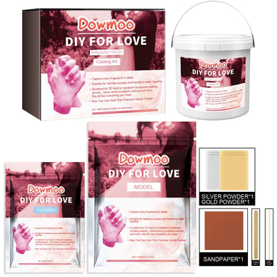 Couple Hand Model Craft Kit - Creative DIY Gift
