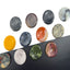 Thumb Worry Stones Oval Massage Quartz Healing Crystal Chakra Energy Therapy Meditation Spiritual Natural Gemstone Decor - Korvel