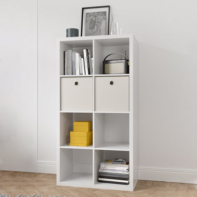 Smart Cube 8-Cube Organizer Storage - White