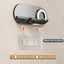 No - drill Magnetic Hair Dryer Wall Mount. Synthetic plastic, for Dyson/Leihen/Kexi. Colors: gray & white - Korvel