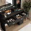 Smart mirror dressing table with drawers and storage cabinets - Korvel