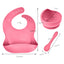 Premium Silicone Baby Feeding Set - 3-Piece Tableware