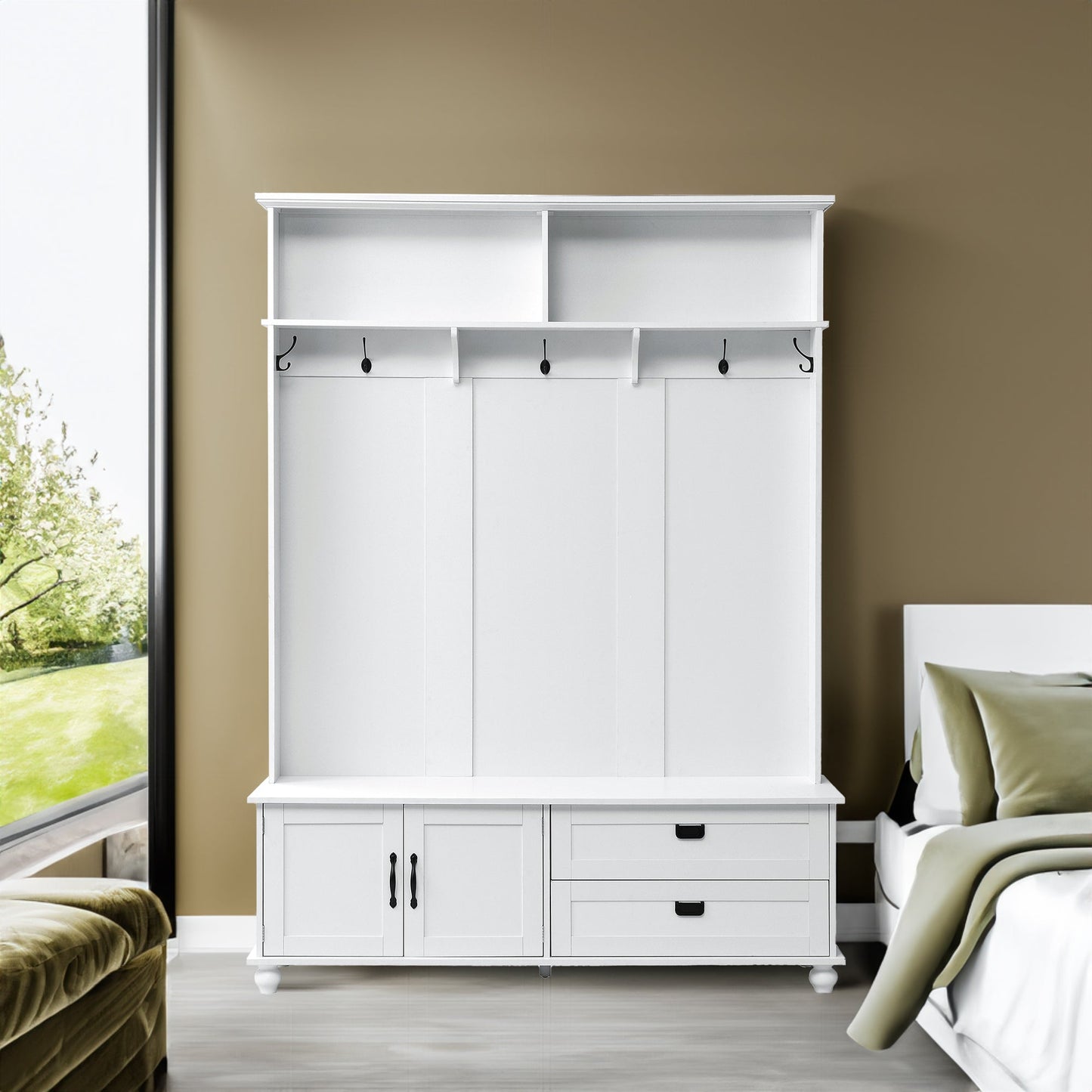 Armoire d'entrée moderne ON-TREND avec cabinet de rangement et tiroirs