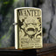 ZORRO Zorro Yellow Cartoon Wanted Brass Kerosene Lighter - Korvel