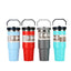 20oz30ozPortable Car Cup Stainless Steel Cup Travel Sports Water Bottle With Handle Cover Coffee Tumbler Cup - Korvel