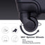 3 Piece Luggage Sets ABS Lightweight Suitcase with Two Hooks, Spinner Wheels, TSA Lock, (20/24/28) Black - Korvel