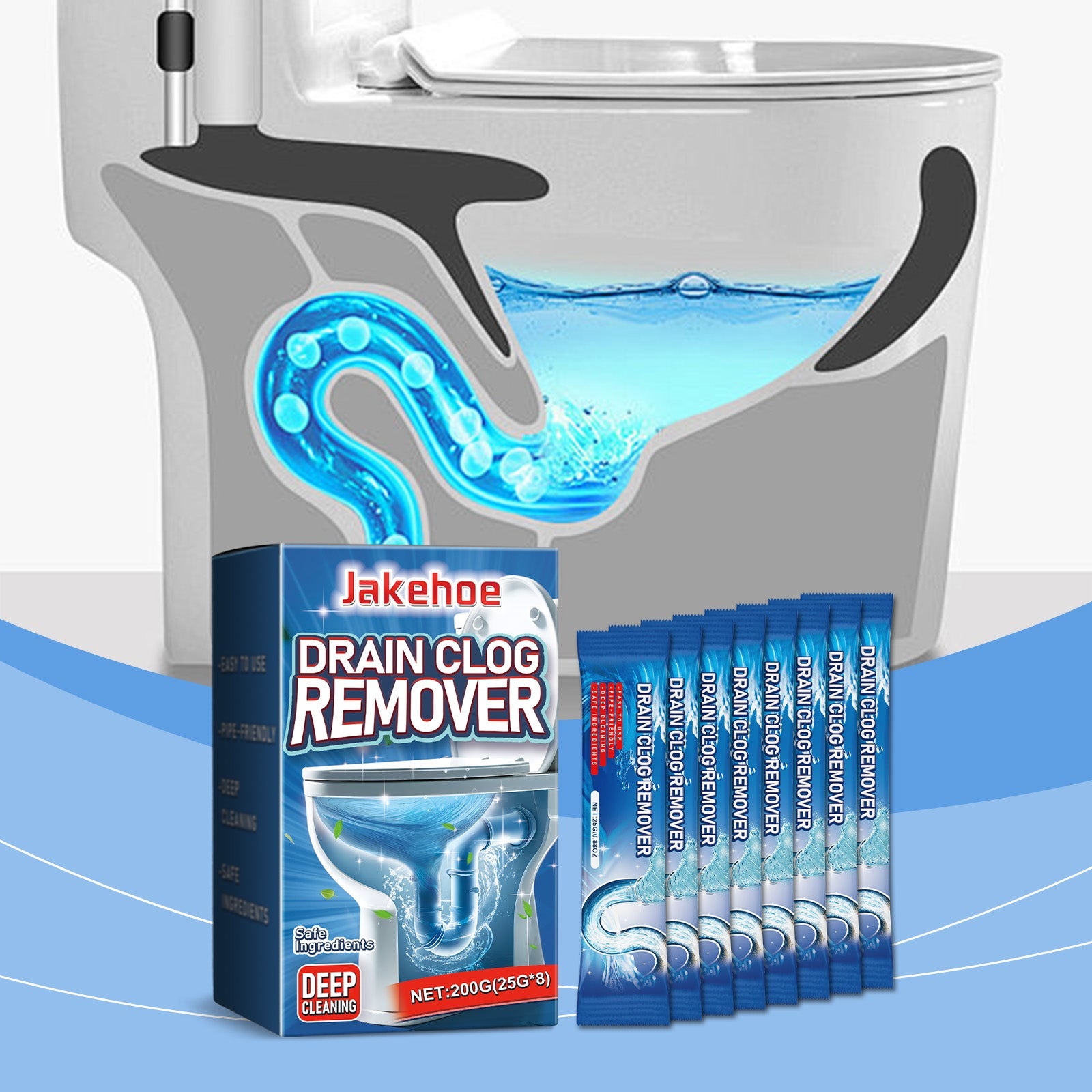 Toilet Toilet Pipe Clog Remover Deodorant Toilet Toilet Pipe Clog Remover - Korvel