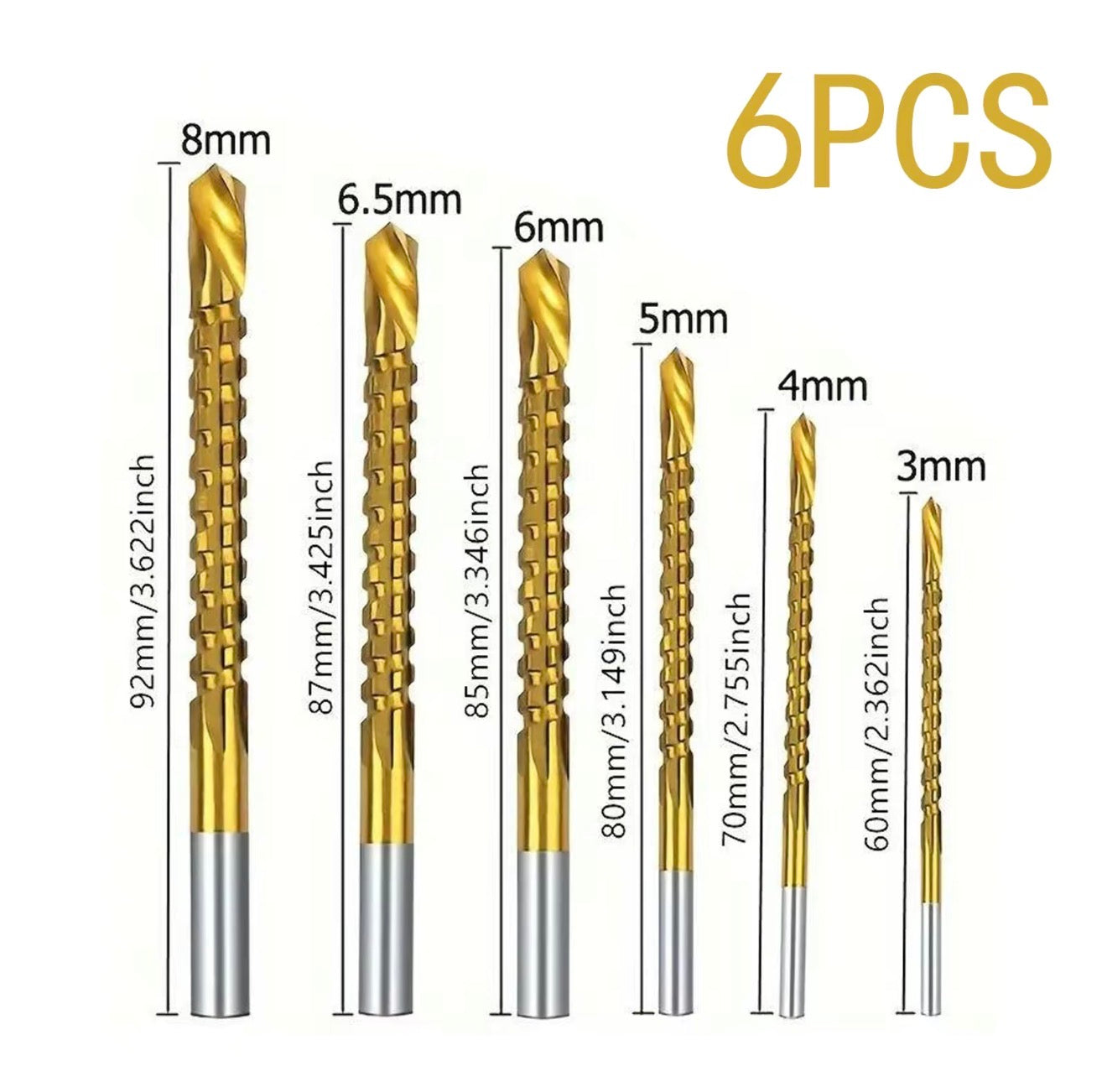 Ensemble de forets en titane PowerDrill