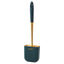 Luxury Toilet Brush Wall Mounted Holder Silicone Flat Head Cleaning Brush Corner Gap Cleaner - Korvel