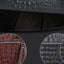 Sac sous le bras en cuir véritable crocodile pour homme A4