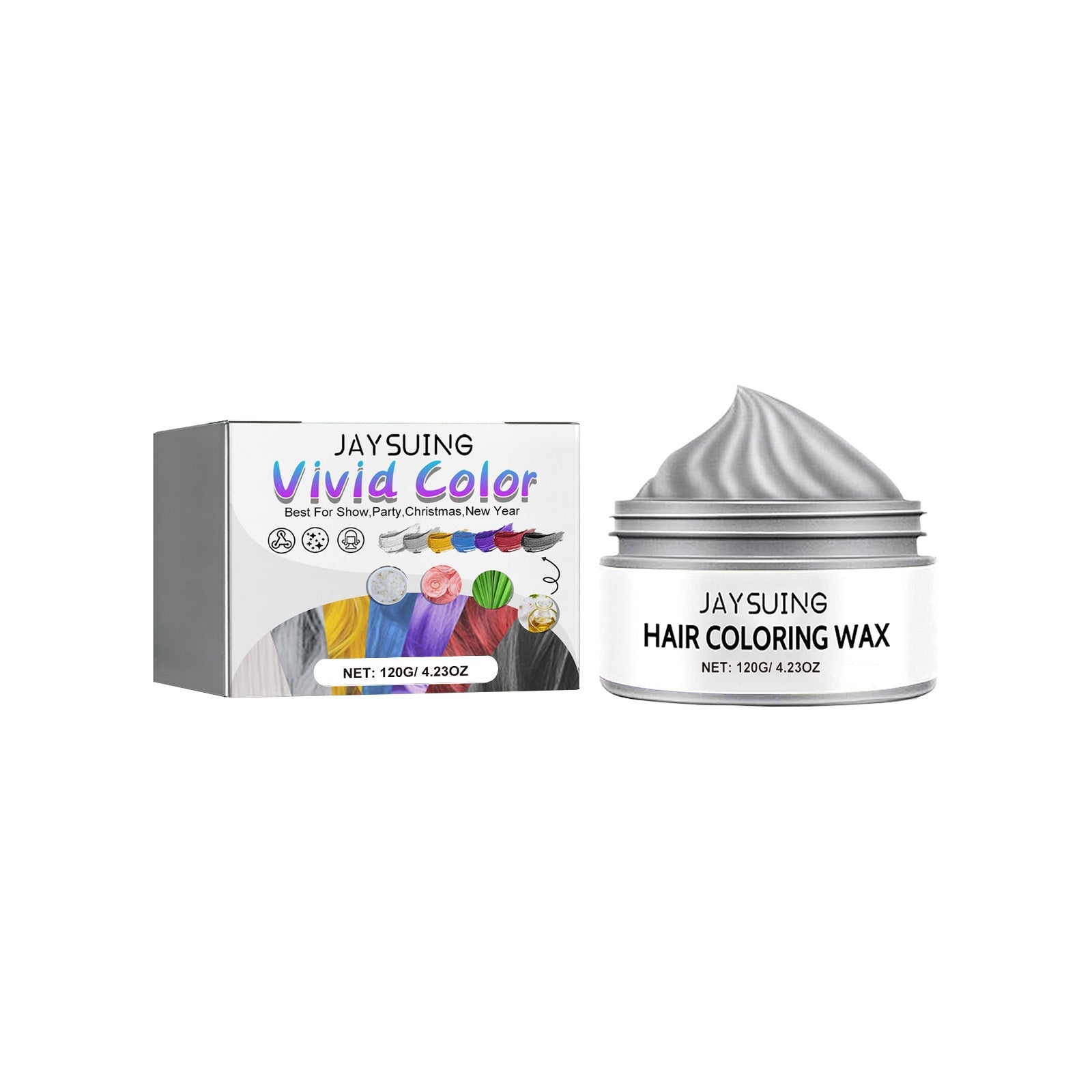 Hair Cream, Covering White Hair, Easy Coloring, Non-Dampening, Tide Color Beauty Hair Cream - Korvel