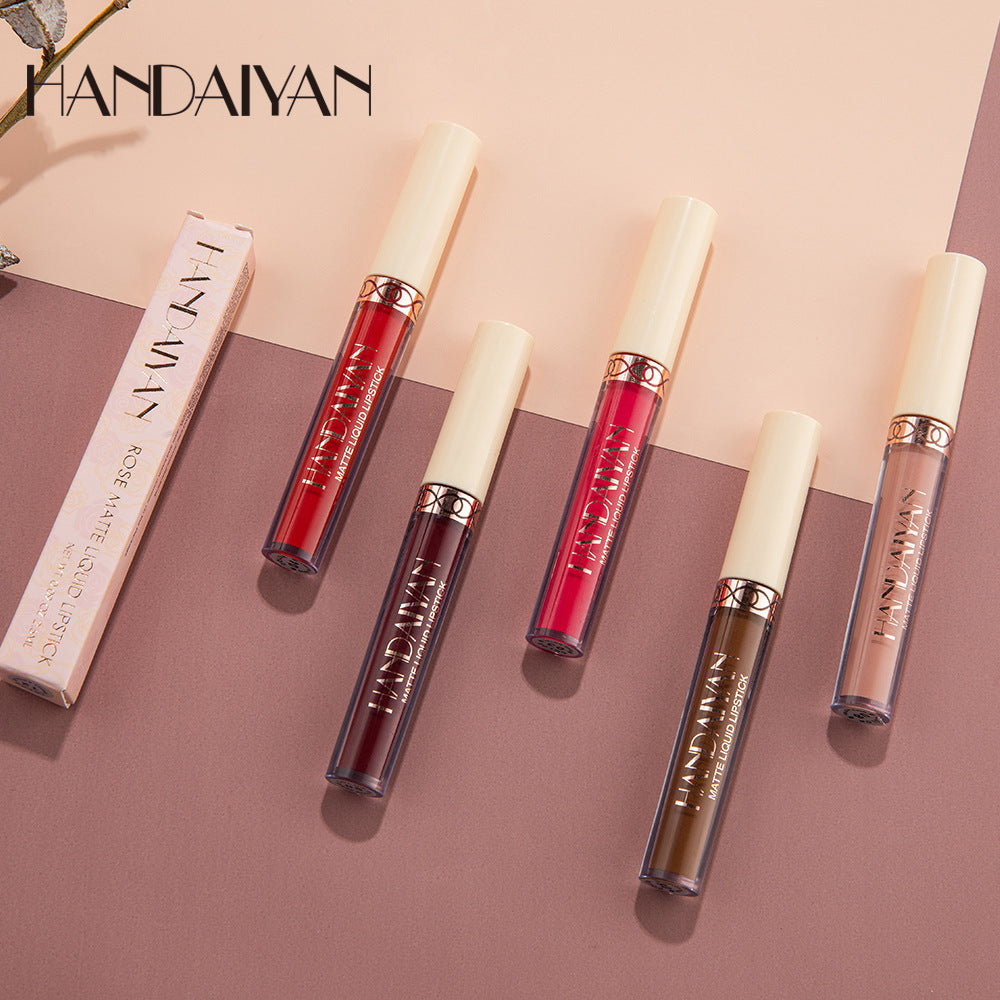 HANDAIYAN Popular Matte Matte Velvet 12 Colors Lip Gloss Liquid Lipstick Lip Glaze - Korvel