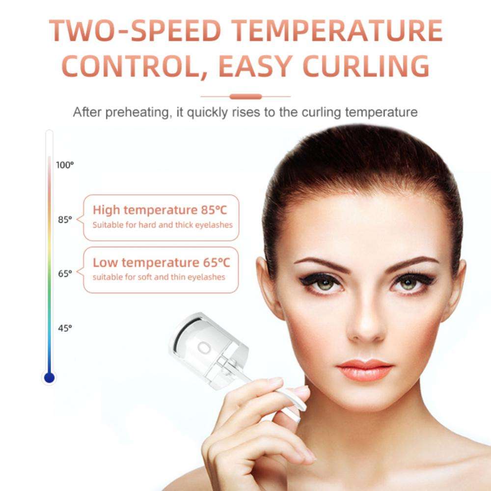 Electric Eyelash Curler Lasting Shaping Electric Perm Eyelash Curler Charging Heating Electric Perm Eyelash Curler - Korvel
