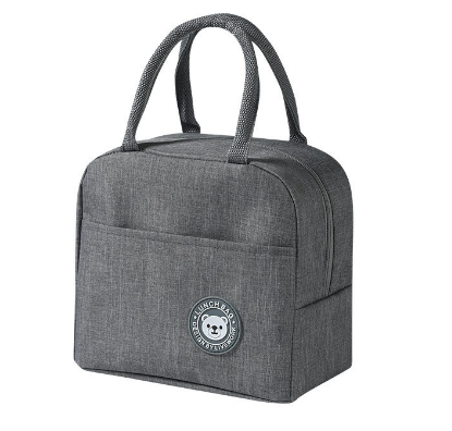 Fashion simple portable insulation bag waterproof fresh-keeping aluminum foil lunch box bag small lunch bag travel cooler bag - Korvel