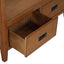 36'' Farmhouse Pine Wood Console Table Entry Sofa Table with 4 Drawers & 1 Storage Shelf (Brown) - Korvel