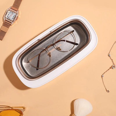 Ultrasonic Cleaner Jewelry Glasses Ultrasonic Cleaning Machine 45KHz High Frequency Vibration Bath Washer for Watch Makeup Brush - Korvel