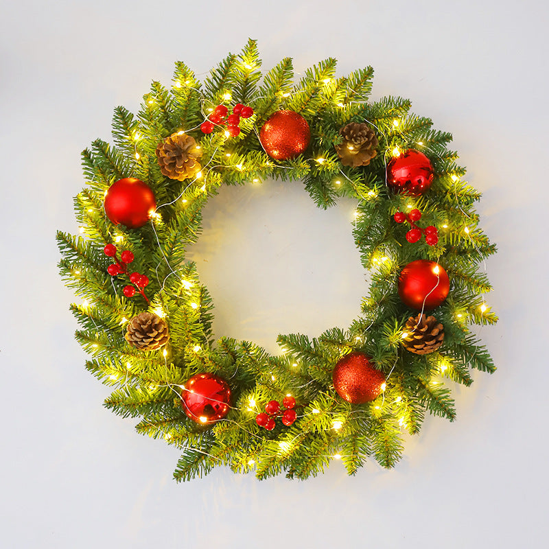 Corona de Navidad de Ratan Elegante - Disponibles en Múltiples Tamaños