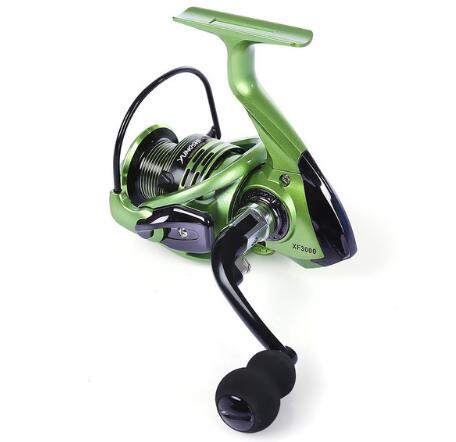 YUMOSHI Full Metal Spinning Fishing Reel with Aluminum Spool